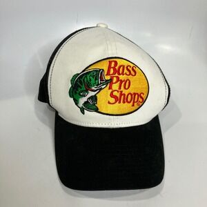 Bass Pro trucker hat white with black mesh one size fits most